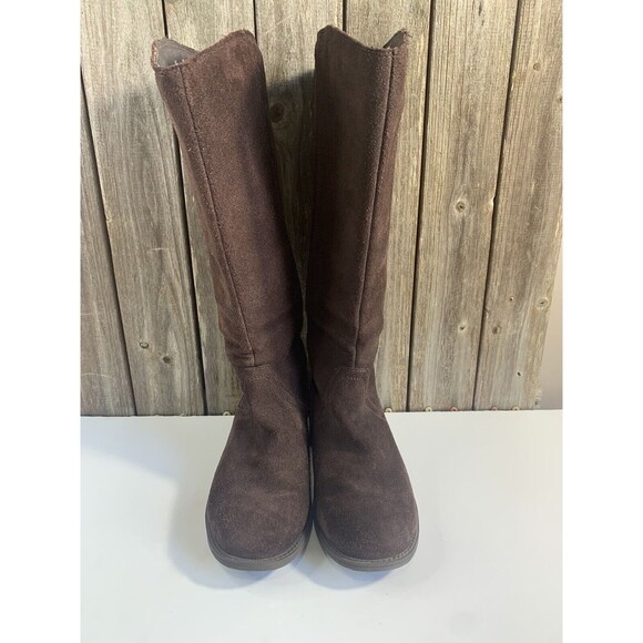 Women's UGG  1005434 Seldon Suede Leather Knee High Boots Brown 6.5 Stout - Picture 2 of 7